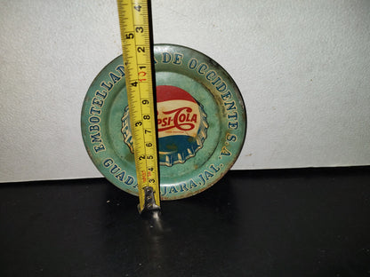 A5- Charola Vintage De Lámina: ”Pepsi-Cola. Embotelladora De Occidente, S. A. Guadalajara” 60'S. 70'
