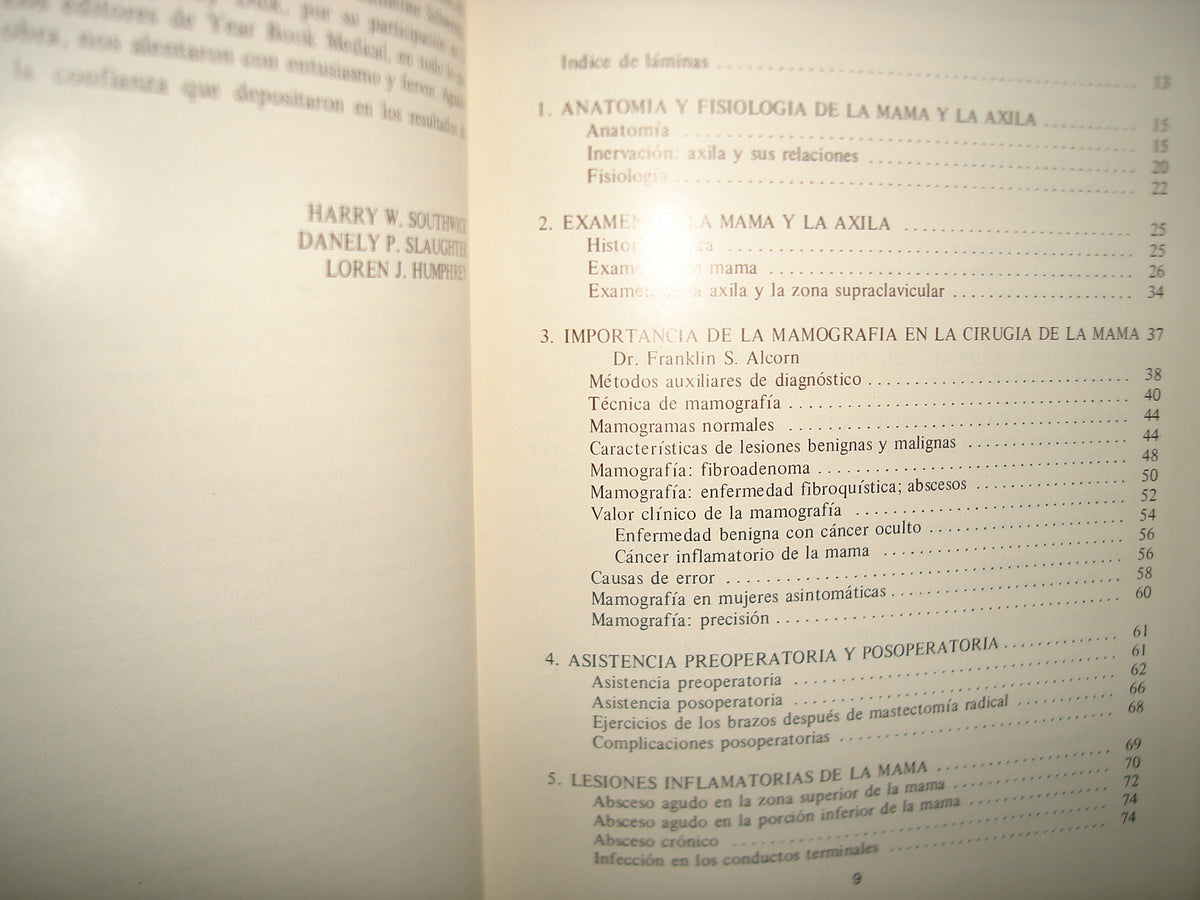 168- Cirugía De La Mama - Southwick, Slaughter, Humphrey - 1968