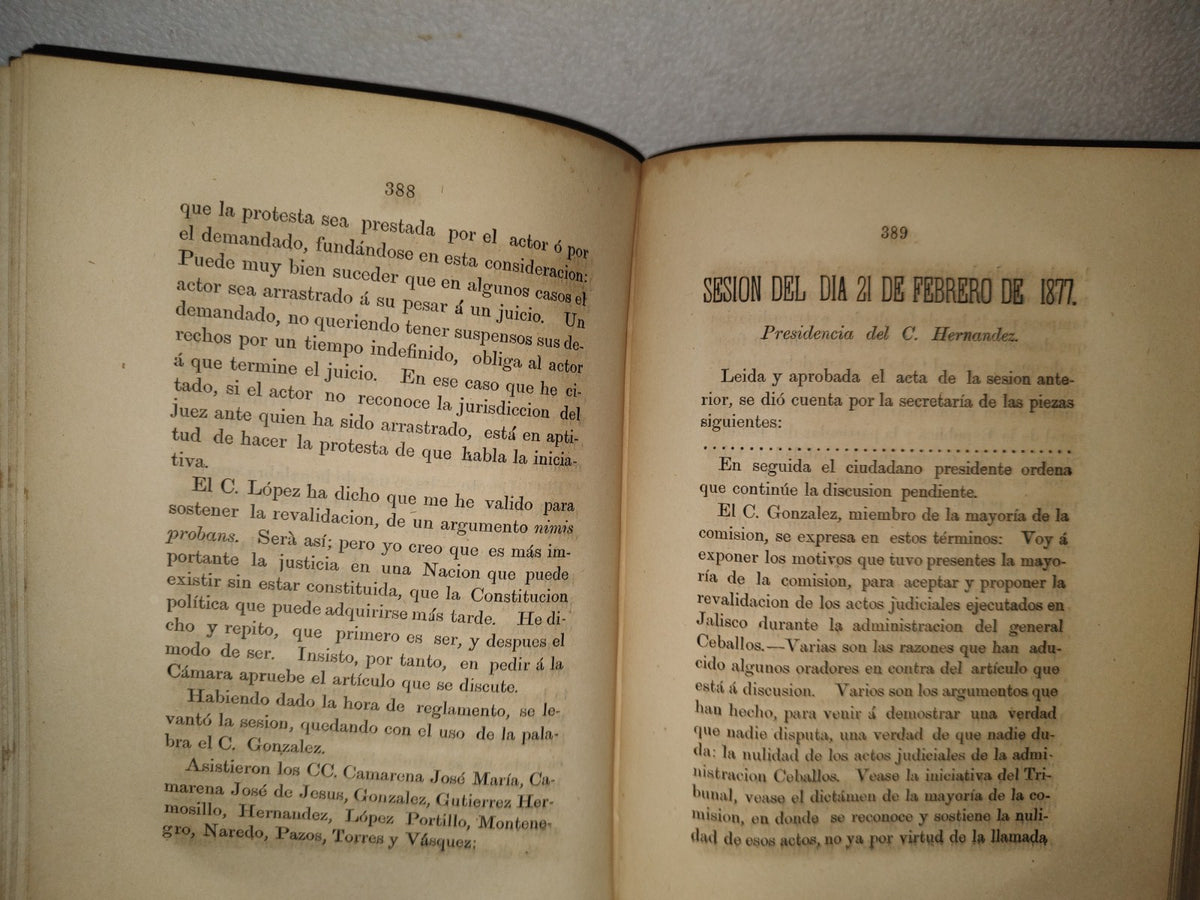 92- Colección De Artículos Y Documentos Relativos A Los Atentados Cometidos En Jalisco Tomo 2 - Sebastián Lerdo De Tejada, Guadalajara, 1877