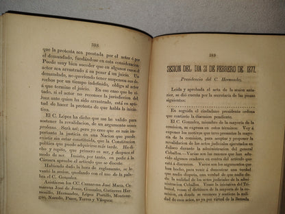 92- Colección De Artículos Y Documentos Relativos A Los Atentados Cometidos En Jalisco Tomo 2 - Sebastián Lerdo De Tejada, Guadalajara, 1877
