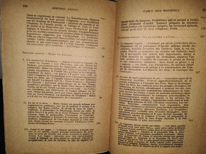 199- Histoire Sainte. Le Peuple De La Bible - Daniel-Rops. Paris. Librairie Artheme Fayard - 1943