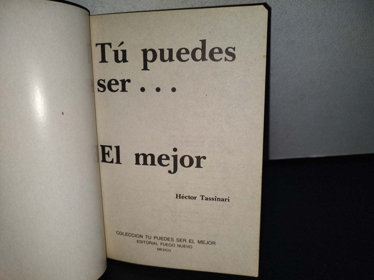 83- Tú Puedes Ser... El Mejor - Héctor Tassinari - 1985