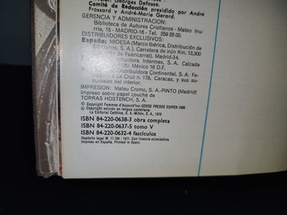 192- La Respuesta Está En La Biblia. Tomo V - Bac Miñón - 1970