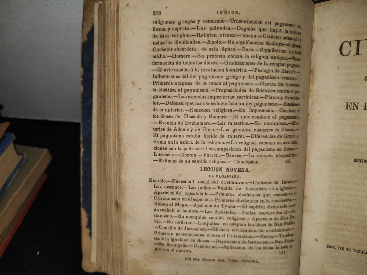 65- La Civilización En Los Cinco Primeros Siglos Del Cristianismo. Tomos 1 Y 2. Emilio Castelar 1868