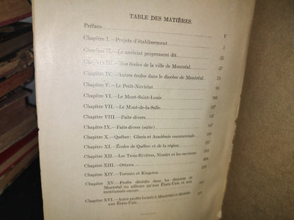 60- Francés. Les Frères Des Écoles Chrétiennes Au Canada 1837-1900 - 1921