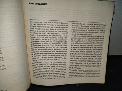 59- Reforma Y Utopía. Reflexiones Sobre Educación Superior. Revista Interuniversitaria 1989