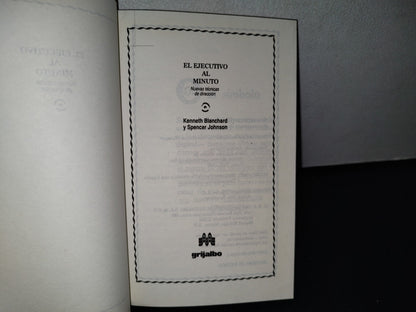 78- El Ejecutivo Al Minuto - Kenneth Blanchard Y Spencer Johnson