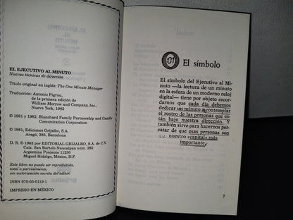 78- El Ejecutivo Al Minuto - Kenneth Blanchard Y Spencer Johnson