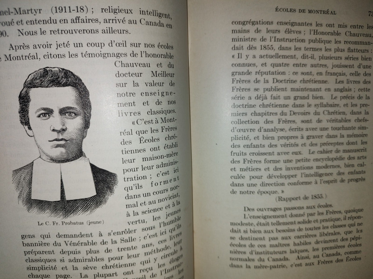 60- Francés. Les Frères Des Écoles Chrétiennes Au Canada 1837-1900 - 1921
