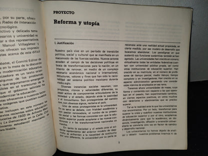 59- Reforma Y Utopía. Reflexiones Sobre Educación Superior. Revista Interuniversitaria 1989