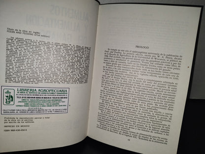 114- Alimentos Y Alimentación Del Ganado - Frank B. Morrison - Uteha - 1980