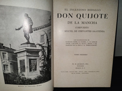 59- Don Quijote De La Mancha. W. M. Jackson, Inc. Los 4 Tomos - 1968