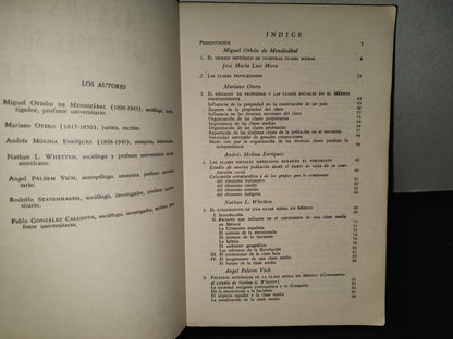 219- Las Clases Sociales En México - Editorial Nuestro Tiempo, S. A. - 1972
