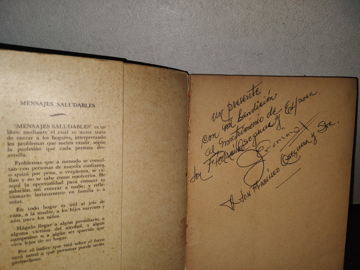 100- Mensajes Saludables - Pbro. Jerónimo Ugalde G. - México, D. F. 1965 - Firmado