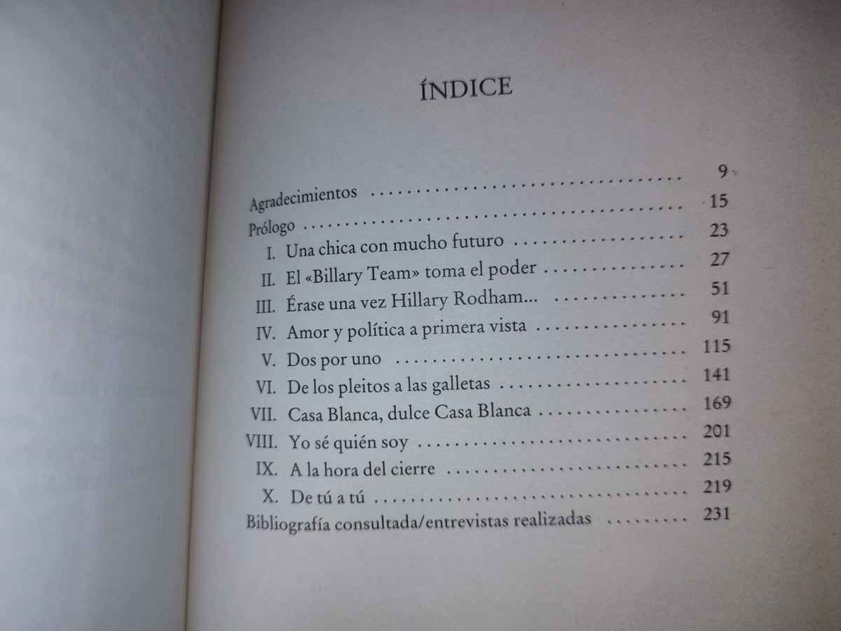 87-2- Hillary. La Biografía De Hillary Rodham Clinton - Núria Ribó - Primera Edición 1993