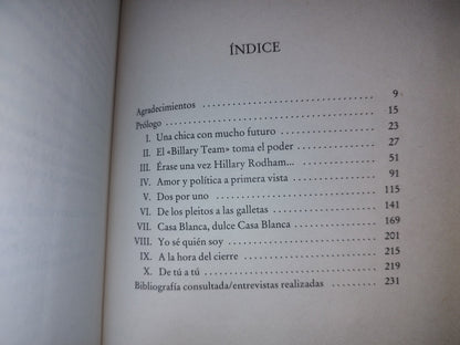 87-2- Hillary. La Biografía De Hillary Rodham Clinton - Núria Ribó - Primera Edición 1993