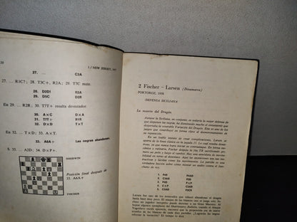 188- Ajedrez. Mis 60 Partidas Memorables - Bobby Fischer - 1973