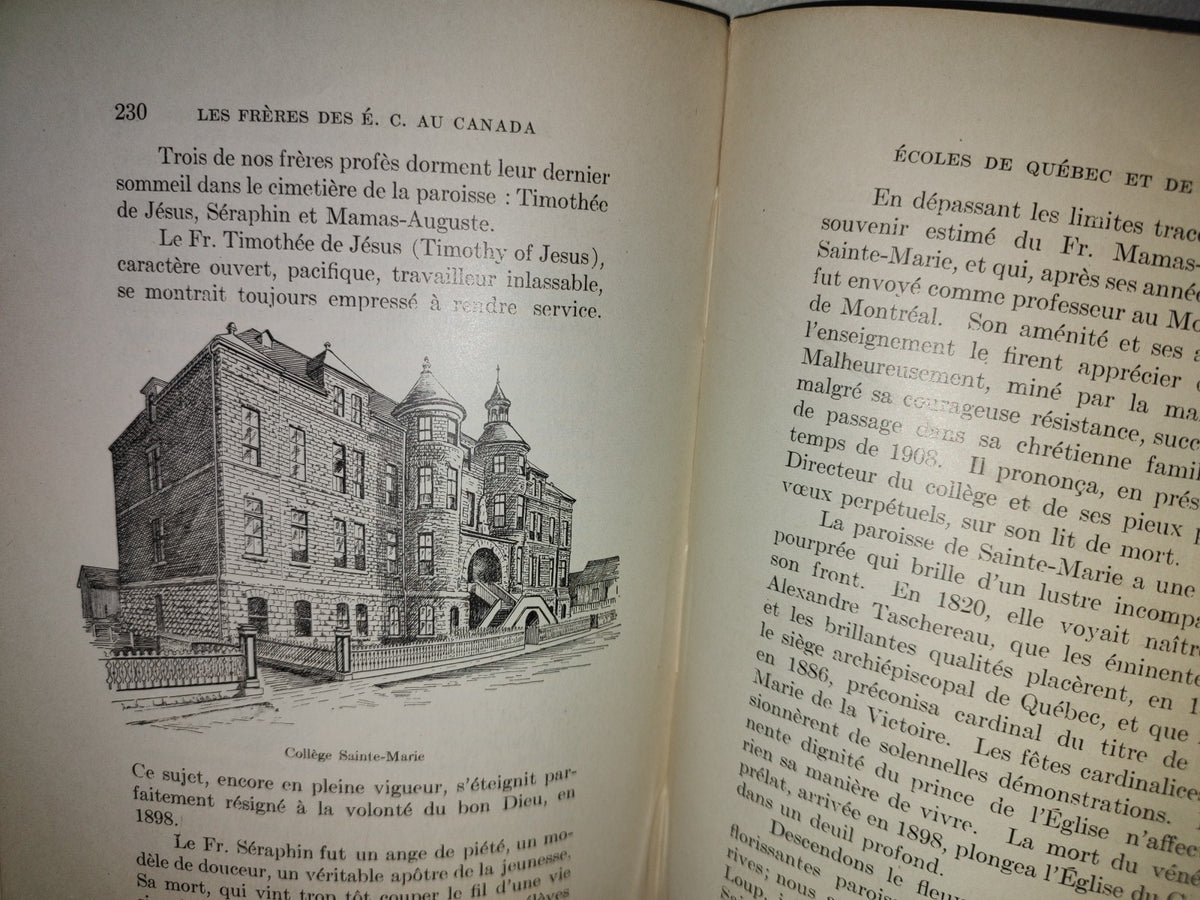 60- Francés. Les Frères Des Écoles Chrétiennes Au Canada 1837-1900 - 1921