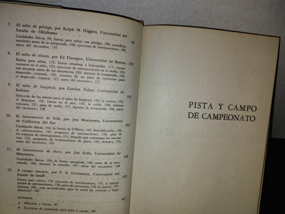 63- Pista Y Campo De Campeonato. Recopilado Por Tom Ecker. Primera Edición 1969
