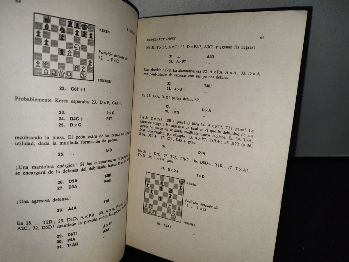 188- Ajedrez. Mis 60 Partidas Memorables - Bobby Fischer - 1973