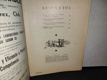 64- La Granja. Magazine Sobre Agricultura, Ganadería En Industrias Rurales Año Vi, No. 5, Mayo 1938