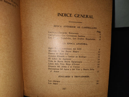 195- Breve Historia De La Literatura Española - Agustín Basave - 1945