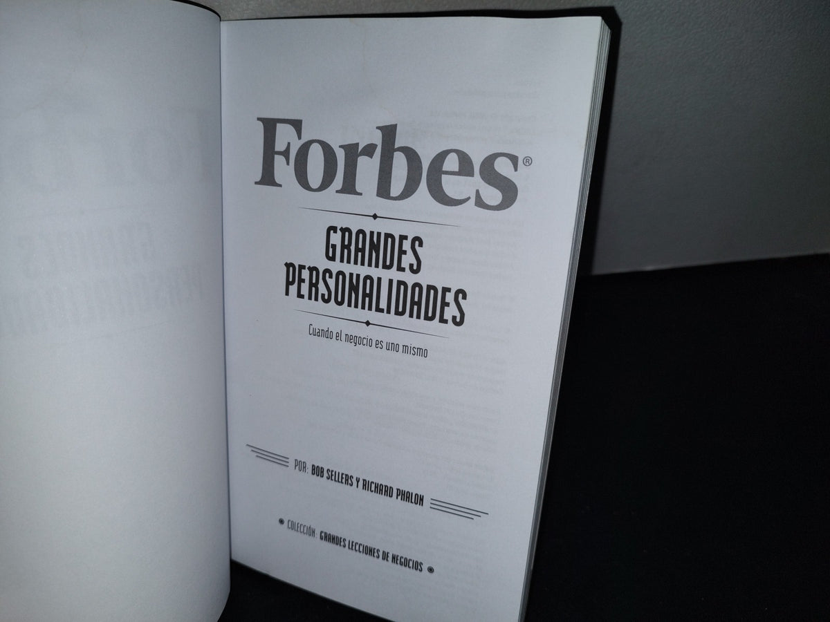 58- Colección Grandes Lecciones De Negocios. Forbes, Grandes Personalidades. Cuando El Negocio Es Uno Mismo - Suze Orman, Mark Cuban, Arianna Huffington Y Otros - Primera Edición 2011