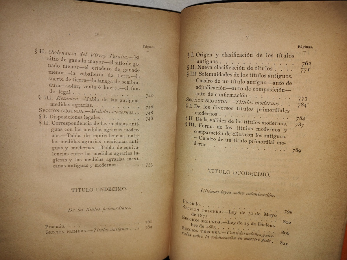 63- Legislación Y Jurisprudencia Sobre Los Terrenos Baldíos - Wistano Luis Orozco - Tomo II - México. Imp. De EL TIEMPO, Cerca De Santo Domingo Número 4 - 1895