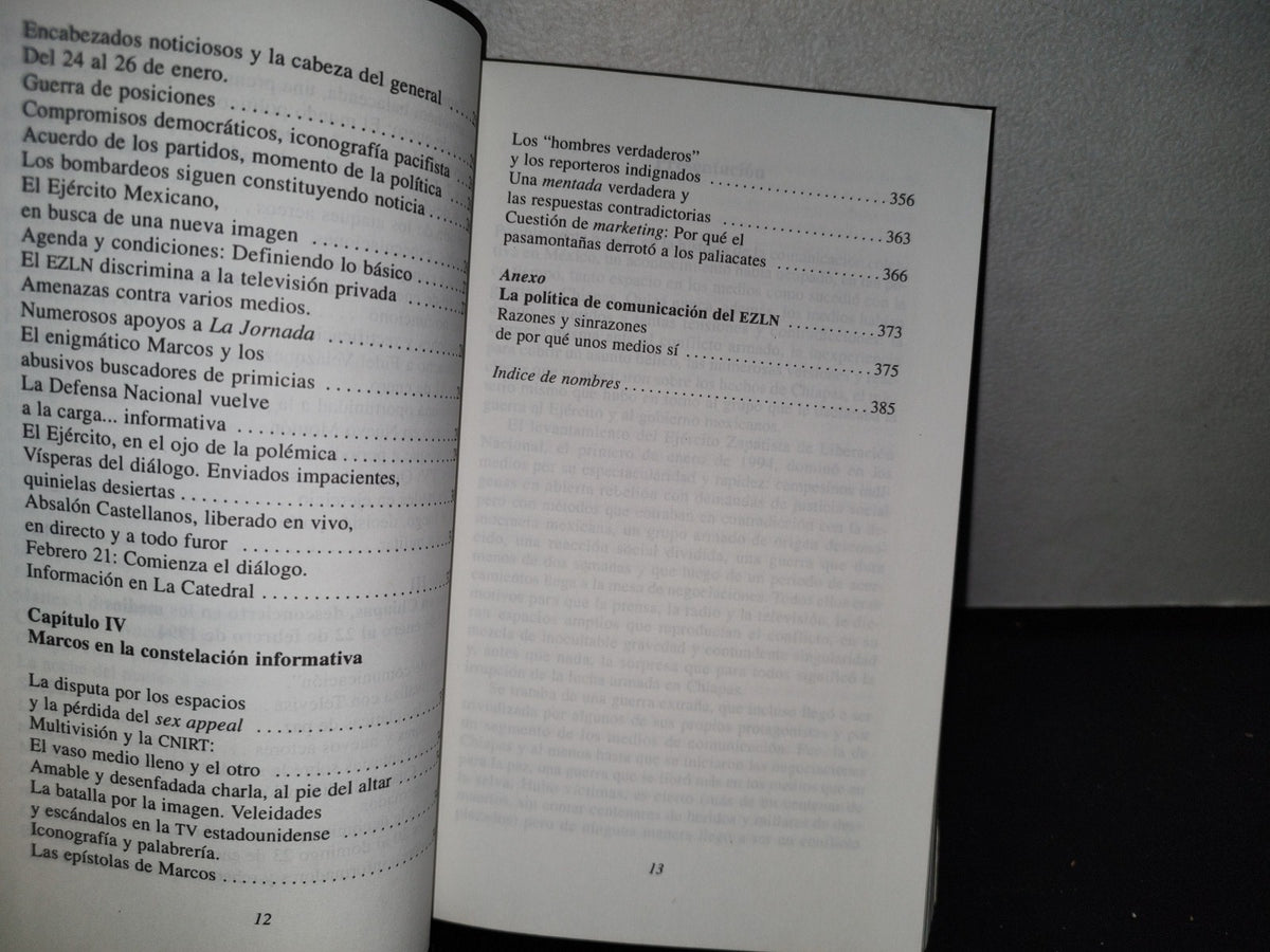 66- Chiapas. La Comunicación Enmascarada - Raúl Trejo Delarbre - Primera Edición 1994
