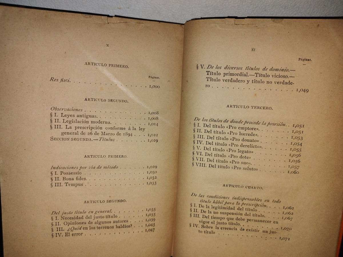 63- Legislación Y Jurisprudencia Sobre Los Terrenos Baldíos - Wistano Luis Orozco - Tomo II - México. Imp. De EL TIEMPO, Cerca De Santo Domingo Número 4 - 1895
