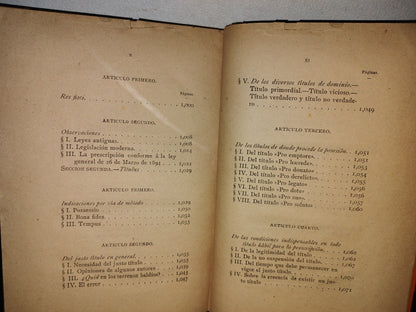 63- Legislación Y Jurisprudencia Sobre Los Terrenos Baldíos - Wistano Luis Orozco - Tomo II - México. Imp. De EL TIEMPO, Cerca De Santo Domingo Número 4 - 1895