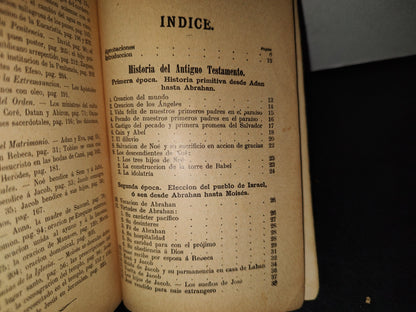 188- Compendio De La Historia Bíblica O Narraciones Del Antiguo Y Nuevo Testamento - 1933