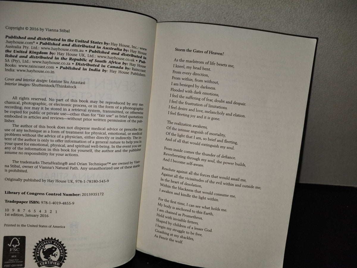 153- Seven Planes Of Existence. The Philosophy Of The Thetahealing Technique - Vianna Stibal. Published By Hay House. 1st Edition, January 2016
