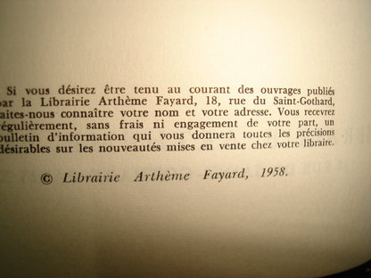 169- Francés - J'Ai Vu Vivre Israël - Henri Amouroux - 1958