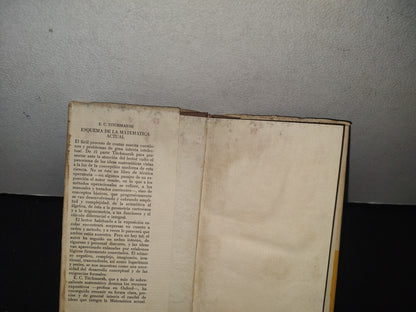 87-2- Esquema De La Matemática Actual - E. C. Titchmarsch - 1966
