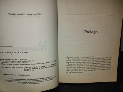 60- La Hermandad - Michael Palmer - Primera Edición, Febrero De 1983