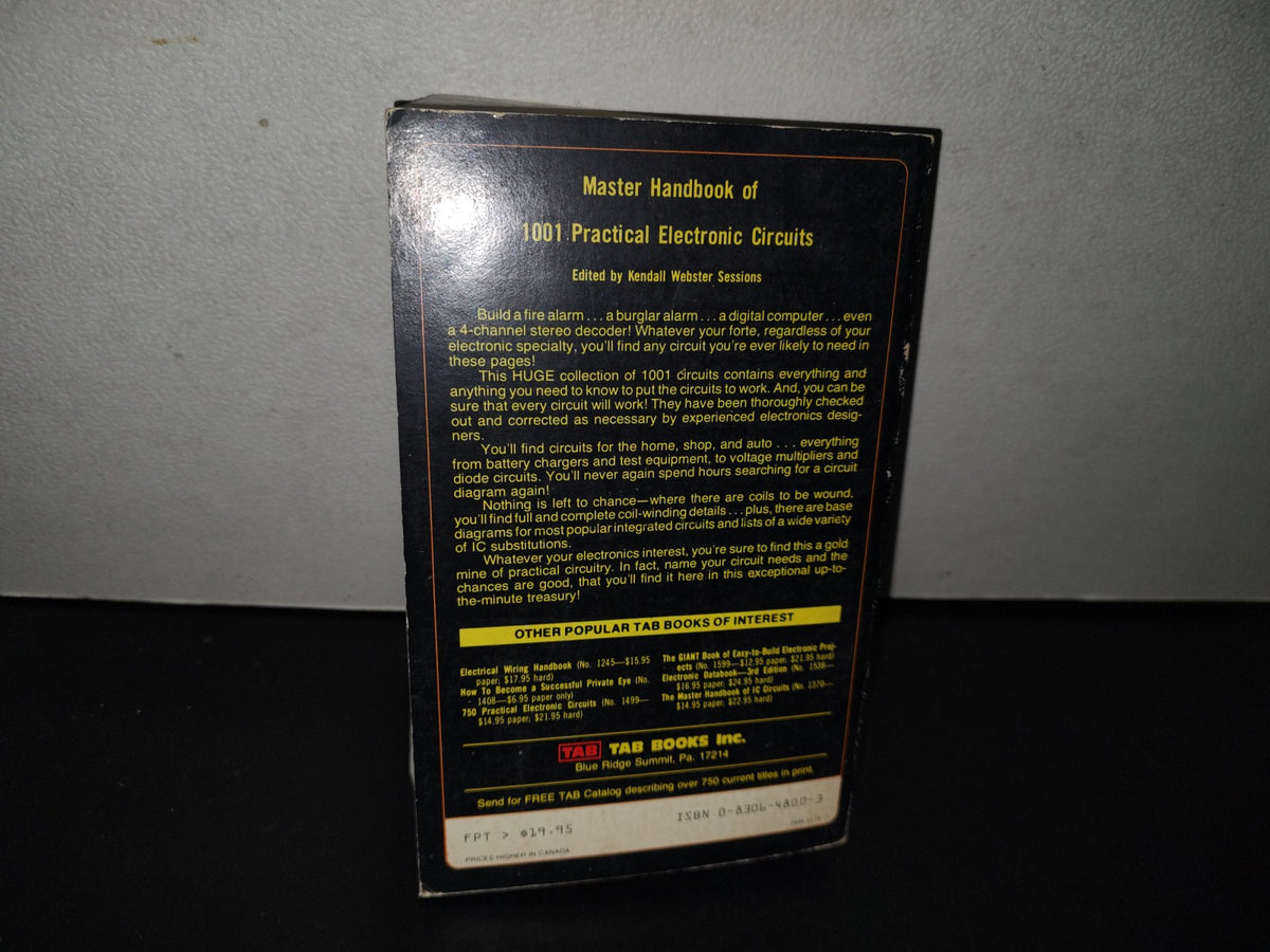114- Master Handbook Of 1001. Practical Electronic Circuits - Kendall Webster Sessions - 1975