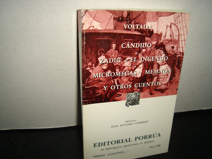 10- Voltaire - Cándido, Zadig, El Ingenuo, Micromegas, Memnón Y Otros Cuentos - Editorial Porrúa