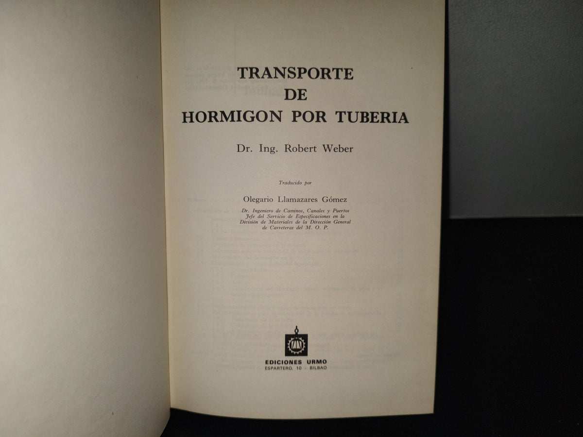 214- Transporte De Hormigón Por Tubería - Dr. Ing. Robert Weber