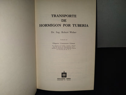 214- Transporte De Hormigón Por Tubería - Dr. Ing. Robert Weber
