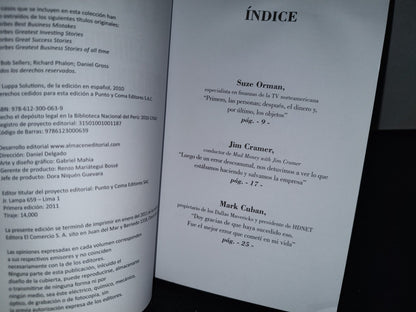 58- Colección Grandes Lecciones De Negocios. Forbes, Grandes Personalidades. Cuando El Negocio Es Uno Mismo - Suze Orman, Mark Cuban, Arianna Huffington Y Otros - Primera Edición 2011