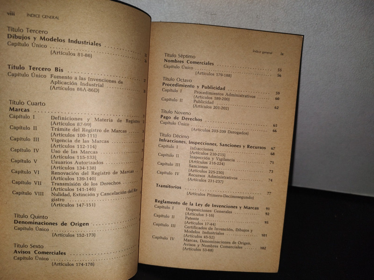 84- Ley De Invenciones Y Marcas - Colección Leyes Mexicanas - 1988 Harla S. A. De C. V.