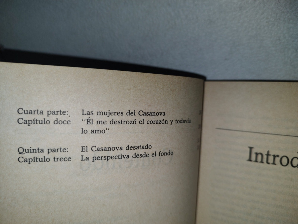96- El Complejo De Casanova - Peter Trachtenberg - Primera Edición, Septiembre De 1989