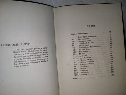 90- Horacio Nelson. Un Estudio Personal Del Almirante - Renalt Capes - Biografías Gandesa - 1958