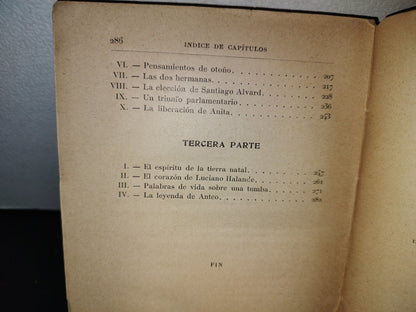 63- El País Natal. Novela - Enrique Bordeaux - Casa Editorial Hispano-Americana - 1899
