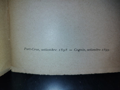 63- El País Natal. Novela - Enrique Bordeaux - Casa Editorial Hispano-Americana - 1899