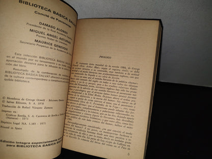 84- 1984 - George Orwell - Biblioteca Básica Salvat - 1971