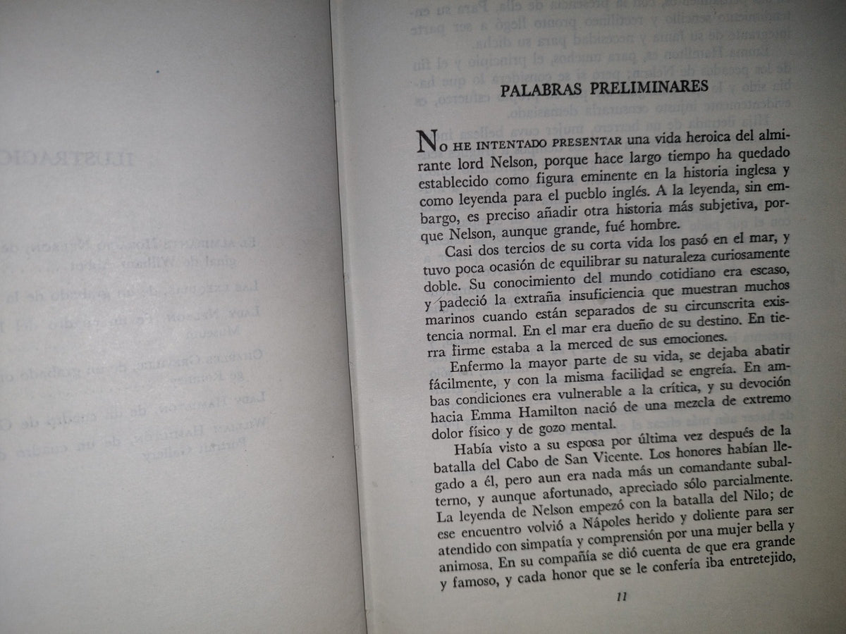 90- Horacio Nelson. Un Estudio Personal Del Almirante - Renalt Capes - Biografías Gandesa - 1958