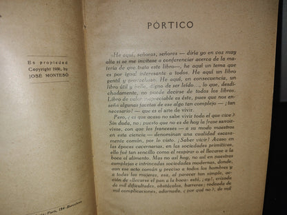 211- El Arte De Gobernar Una Casa - A. Piracés - Barcelona, José Montesó Editor, 1930