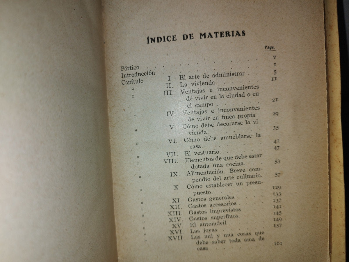 211- El Arte De Gobernar Una Casa - A. Piracés - Barcelona, José Montesó Editor, 1930